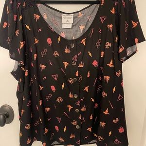 Black Harry Potter Blouse